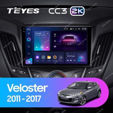 Штатная магнитола Teyes CC3 2K 4/32 Hyundai Veloster FS (2011-2017) Тип-B