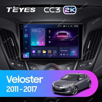 Штатная магнитола Teyes CC3 2K 4/32 Hyundai Veloster FS (2011-2017) Тип-B