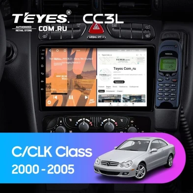 Штатная магнитола Teyes CC3L 4/64 Mercedes-Benz C/CLK-Class S203 W203 W209 A209 (2000-2005) F1