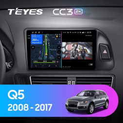 Штатная магнитола Teyes CC3 2K 4/32 Audi Q5 8R (2008-2017) Тип-А