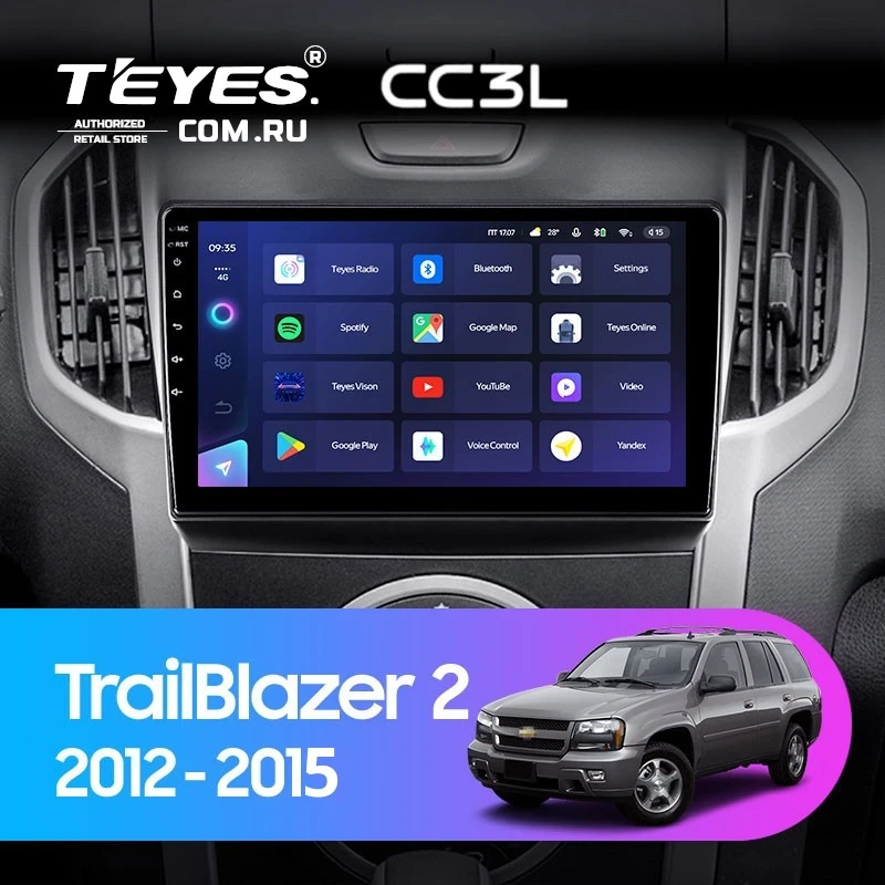 Штатная магнитола Teyes CC3L 4/64 Chevrolet TrailBlazer 2 (2012-2015)