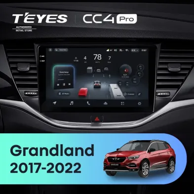 Штатная магнитола Teyes CC4 Pro 12/256 Opel Grandland (2017-2022) Тип-B