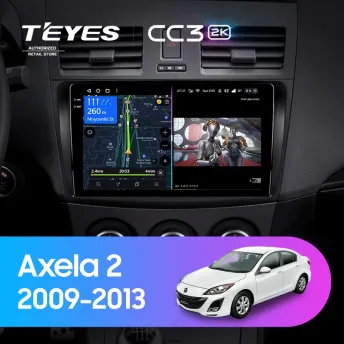 Штатная магнитола Teyes CC3 2K 6/128 Mazda Axela 2 (2009-2013)