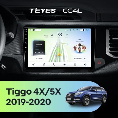 Штатная магнитола Teyes CC4L 6/64 Chery Tiggo 4X 5X (2019-2020)
