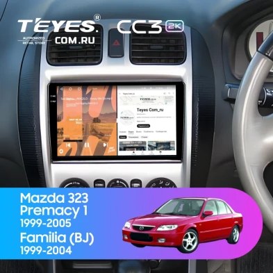 Штатная магнитола Teyes CC3 2K 6/128 Mazda Premacy 1 (1999-2005) F2