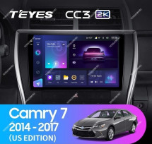 Штатная магнитола Teyes CC3 2K 4/32 Toyota Camry 7 XV 50 55 (2014-2017) (North America)