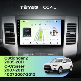 Штатная магнитола Teyes CC4L 6/64 Citroen C-Crosser 1 (2007-2013) Тип-B