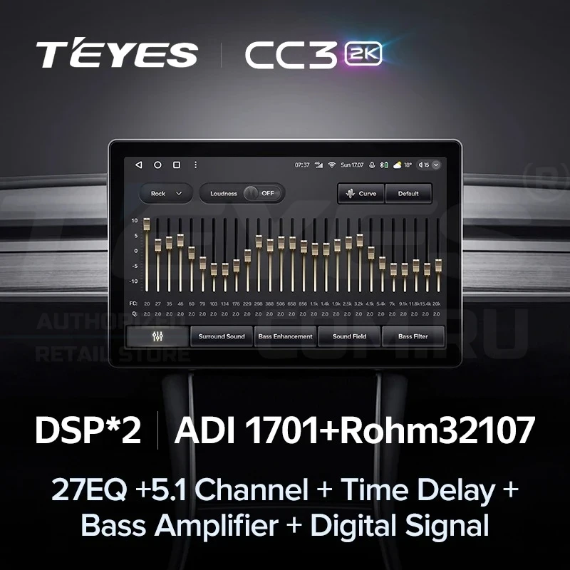 Штатная магнитола Teyes CC3 2K 6/128 Lada Largus (2012-2020) (13")