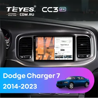 Штатная магнитола Teyes CC3 2K 360 6/128 Dodge Charger 7 (2010-2014)