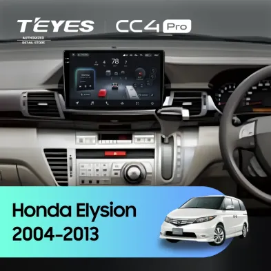 Штатная магнитола Teyes CC4 Pro 12/256 Honda Elysion (2004-2013)