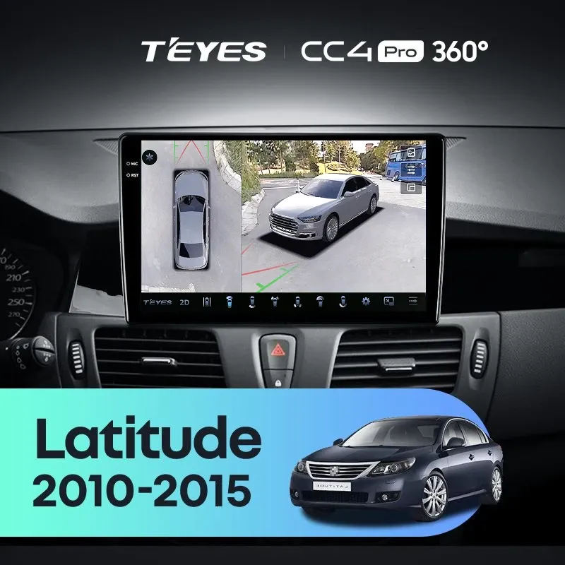 Штатная магнитола Teyes CC4 Pro 360 8/128 Renault Latitude 1 (2010-2015)