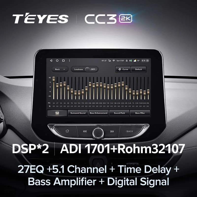 Штатная магнитола Teyes CC3 2K 360 6/128 Chevrolet Orlando 2 (2018-2023)