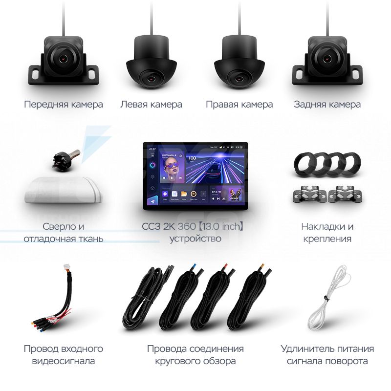 Штатная магнитола Teyes CC3 2K 360 6/128 Renault Duster (2015-2020) F2 (13")