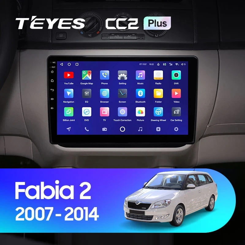 Штатная магнитола Teyes CC2L Plus 2/32 Skoda Fabia 2 (2007-2014)