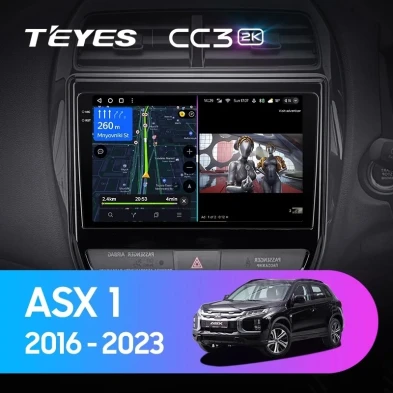 Штатная магнитола Teyes CC3 2K 6/128 Mitsubishi ASX (2016-2026) Тип-A Правый руль