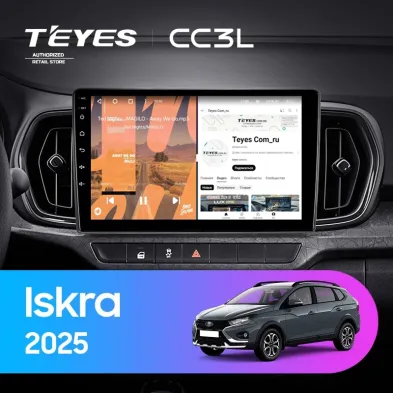 Штатная магнитола Teyes CC3L 4/64 LADA Iskra SW Cross 2025 Тип-A