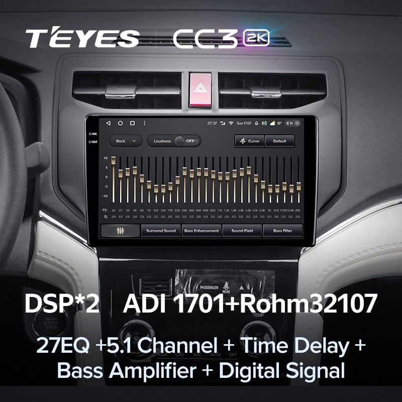 Штатная магнитола Teyes CC3 2K 4/64 Toyota Rush (2017-2020)