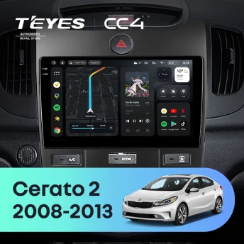 Штатная магнитола Teyes CC4 8/128 Kia Cerato 2 TD (2008-2013) F3