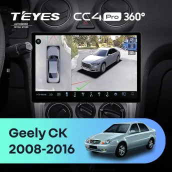 Штатная магнитола Teyes CC4 Pro 360 8/128 Geely CK (2008-2016) (11")