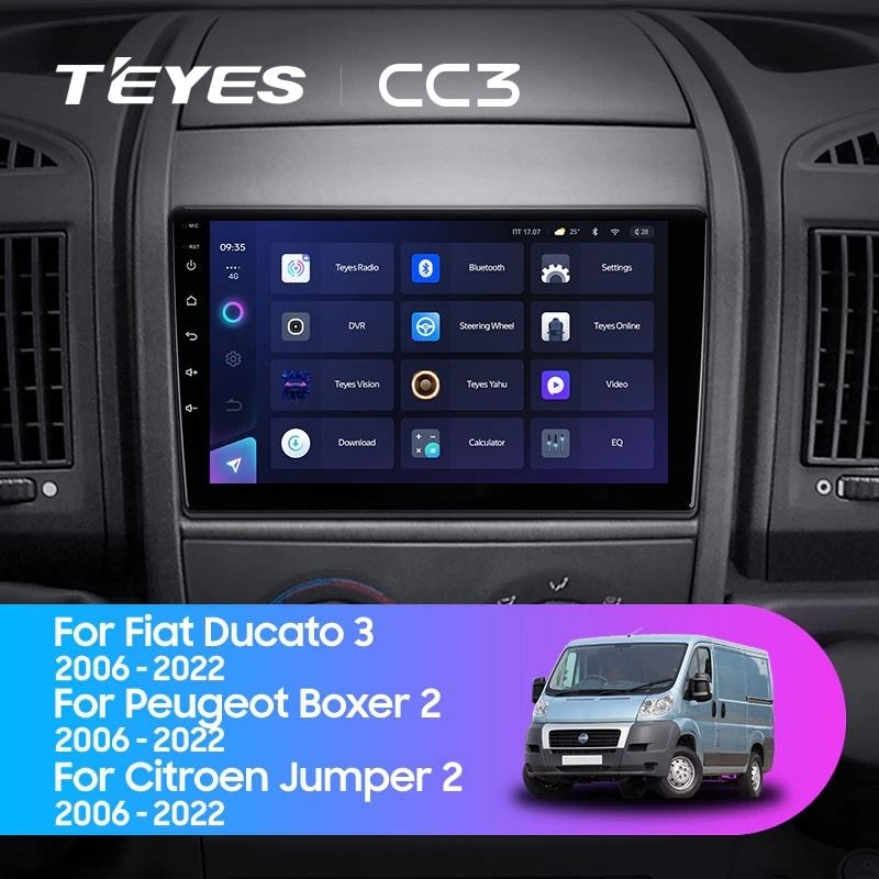 Штатная магнитола Teyes CC3 4/32 Peugeot Boxer 2 (2006-2022)