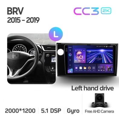 Штатная магнитола Teyes CC3 2K 360 6/128 Honda BRV (2015-2019)