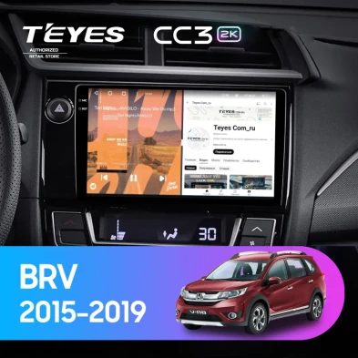 Штатная магнитола Teyes CC3 2K 360 6/128 Honda BRV (2015-2019)