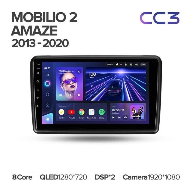 Штатная магнитола Teyes CC3 4/32 Honda Mobilio 2 Amaze (2013-2020)