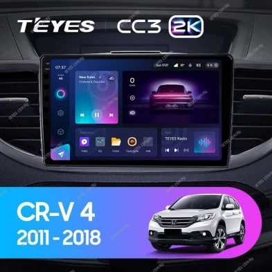 Штатная магнитола Teyes CC3 2K 6/128 Honda CR-V 4 RM RE (2011-2018) Тип-A