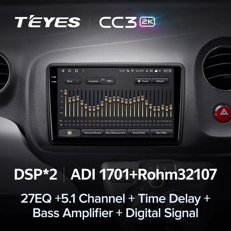 Штатная магнитола Teyes CC3 2K 4/64 Honda Mobilio 2 Amaze (2013-2020)