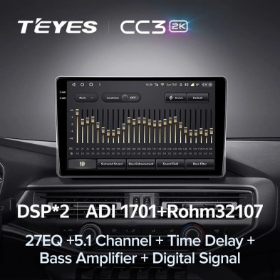 Штатная магнитола Teyes CC3 2K 6/128 Changan Kaicene F70 (2019-2023)