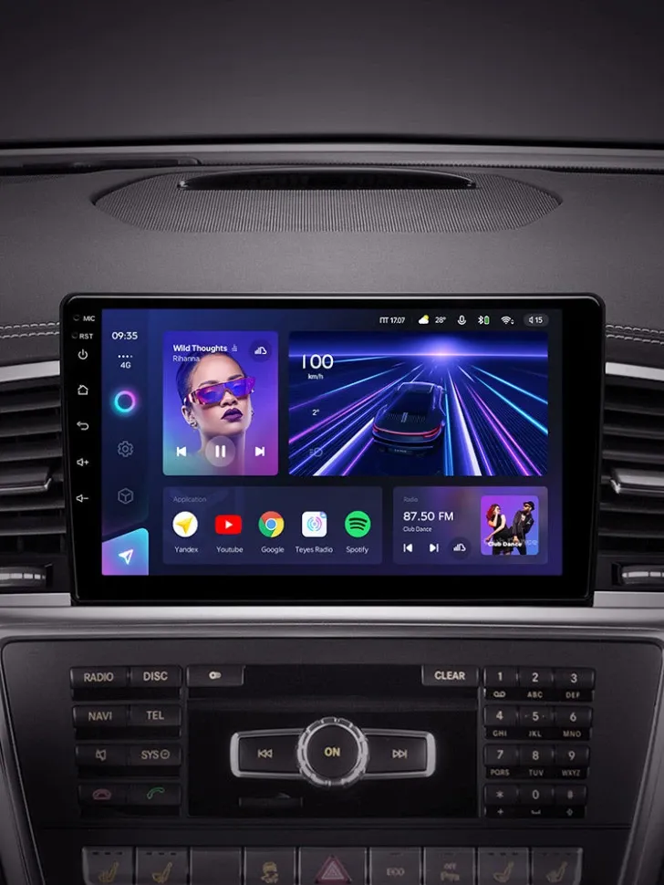 Штатная магнитола Teyes CC3 4/32 Mercedes-Benz M-Class W166 ML (NTG 4.5) (2011-2015)