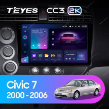 Штатная магнитола Teyes CC3 2K 4/32 Honda Civic 7 (2000-2006)