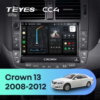 Штатная магнитола Teyes CC4 8/128 Toyota Crown 13 S200 (2008-2012) Тип-B