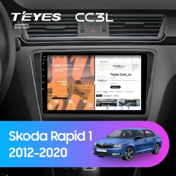 Штатная магнитола Teyes CC3L 4/32 Skoda Rapid 1 (2012-2020) F2