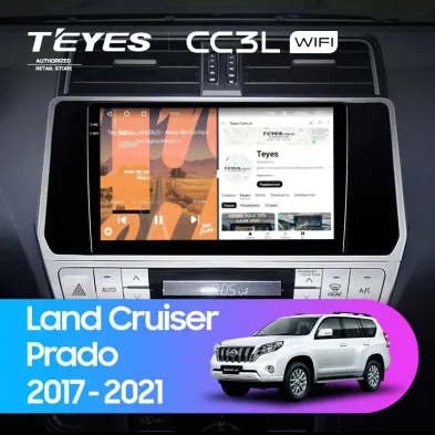 Штатная магнитола Teyes CC3L WiFi 2/32 Toyota Land Cruiser Prado 150 (2017-2021)