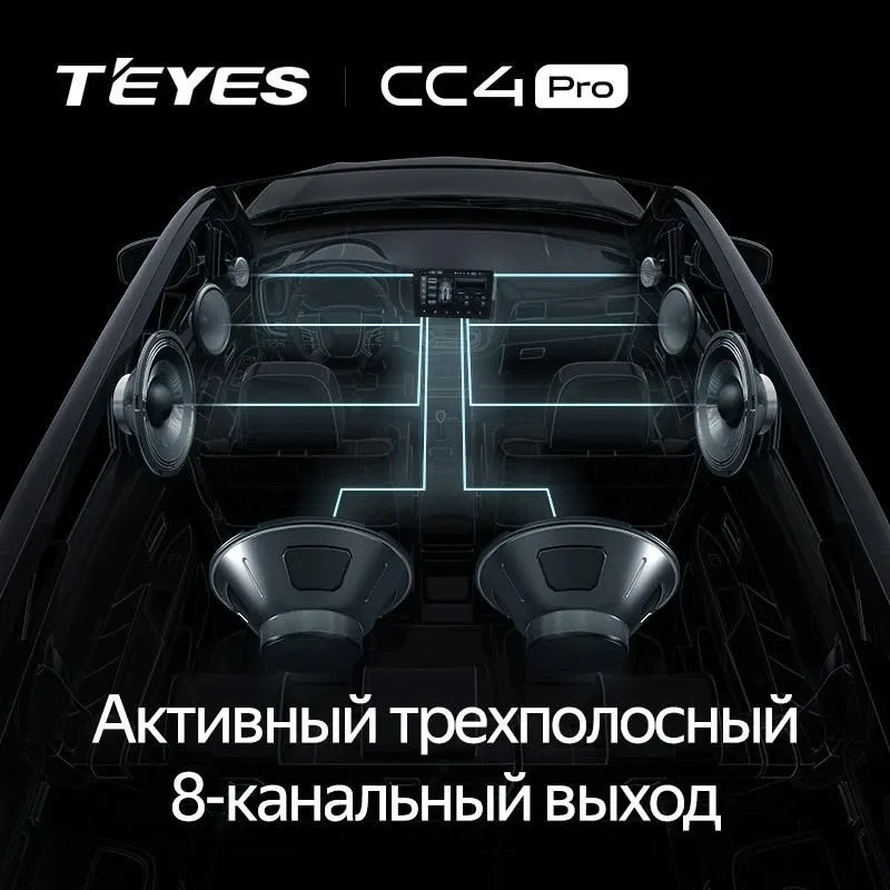 Штатная магнитола Teyes CC4 Pro 8/128 Mercedes-Benz M-Class W166 ML (NTG 4.5) (2011-2015)