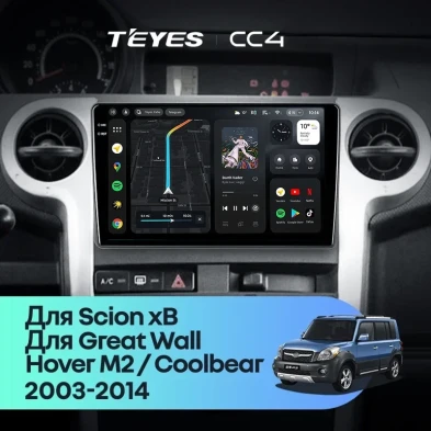 Штатная магнитола Teyes CC4 6/64 Great Wall Hover M2 Coolbear (2009-2014)