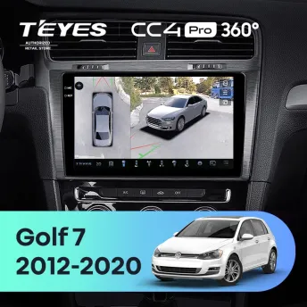 Штатная магнитола Teyes CC4 Pro 360 12/256 Volkswagen Golf 7 MK7 (2012-2020) F1