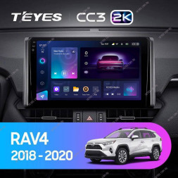 Штатная магнитола Teyes CC3 2K 360 6/128 Toyota RAV4 XA50 (2018-2022)