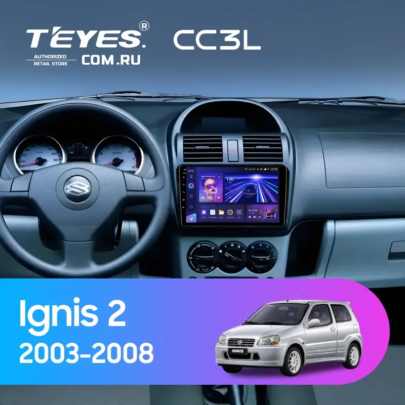 Штатная магнитола Teyes CC3L 4/32 Suzuki Ignis 2 (2003-2008)