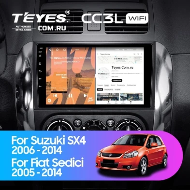 Штатная магнитола Teyes CC3L WiFi 2/32 Suzuki SX4 1 (2006-2014)