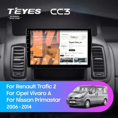 Штатная магнитола Teyes CC3 4/32 Opel Vivaro A (2006-2014) Тип-B