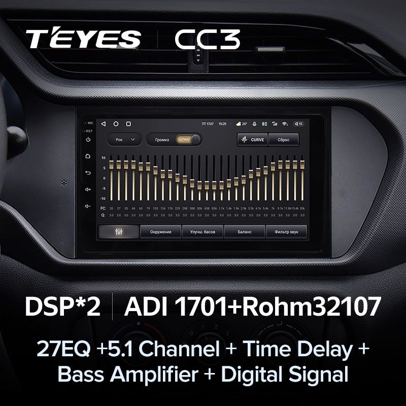 Штатная магнитола Teyes CC3 4/32 Chery Tiggo 3 (2016-2018)