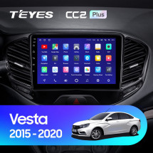 Штатная магнитола Teyes CC2L Plus 1/16 LADA Vesta Cross Sport (2015-2023)