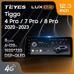 Штатная магнитола Teyes LUX ONE 4/32 Chery Tiggo 8 Pro (2021-2023)