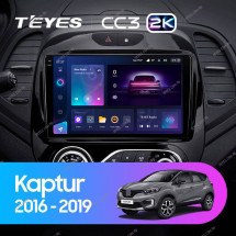 Штатная магнитола Teyes CC3 2K 4/32 Renault Kaptur (2016-2019) F2