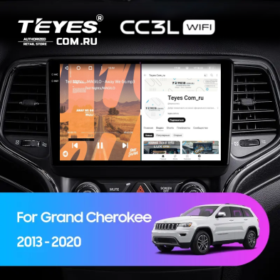 Штатная магнитола Teyes CC3L WiFi 2/32 Jeep Grand Cherokee WK2 (2013-2020) F2