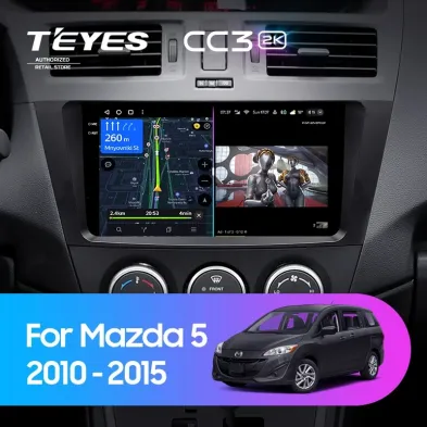 Штатная магнитола Teyes CC3 2K 4/64 Mazda 5 3 CW (2010-2015)