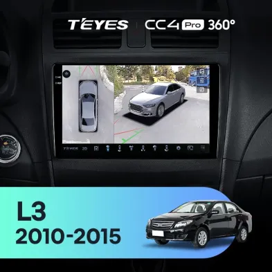 Штатная магнитола Teyes CC4 Pro 360 12/256 BYD L3 (2010-2015)