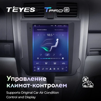 Штатная магнитола Tesla style Teyes TPRO 2 4/64 Honda CR-V 3 RE (2006-2012) Тип-A